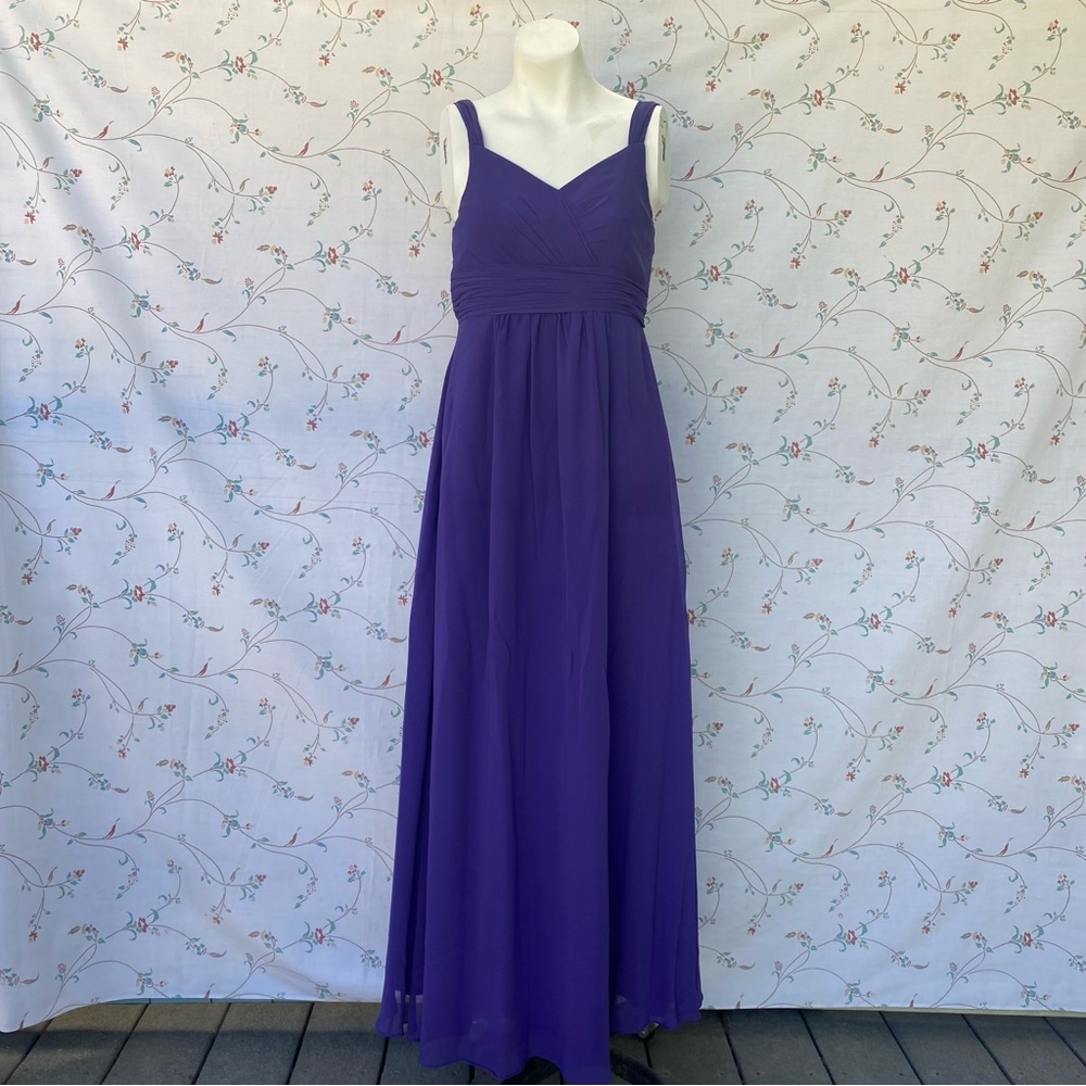 Azazie bridesmaid dress purple